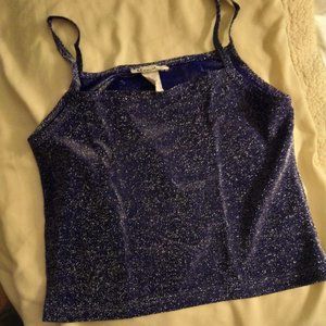 Sparkly tank top camisole